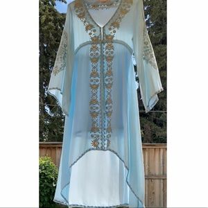 NEW!GORGEOUS! Boho casual embroidered, vintage style, Romantic Renaissan…